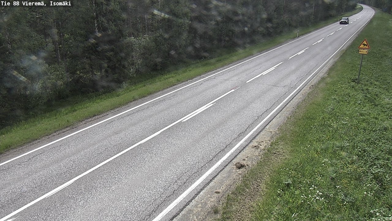 Weather Camera Image Väg 88 Vieremä, Isomäki, Vieremä, Pohjois-Savo