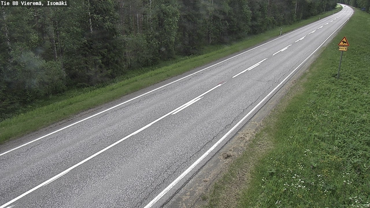 Weather Camera Image Väg 88 Vieremä, Isomäki, Vieremä, Pohjois-Savo