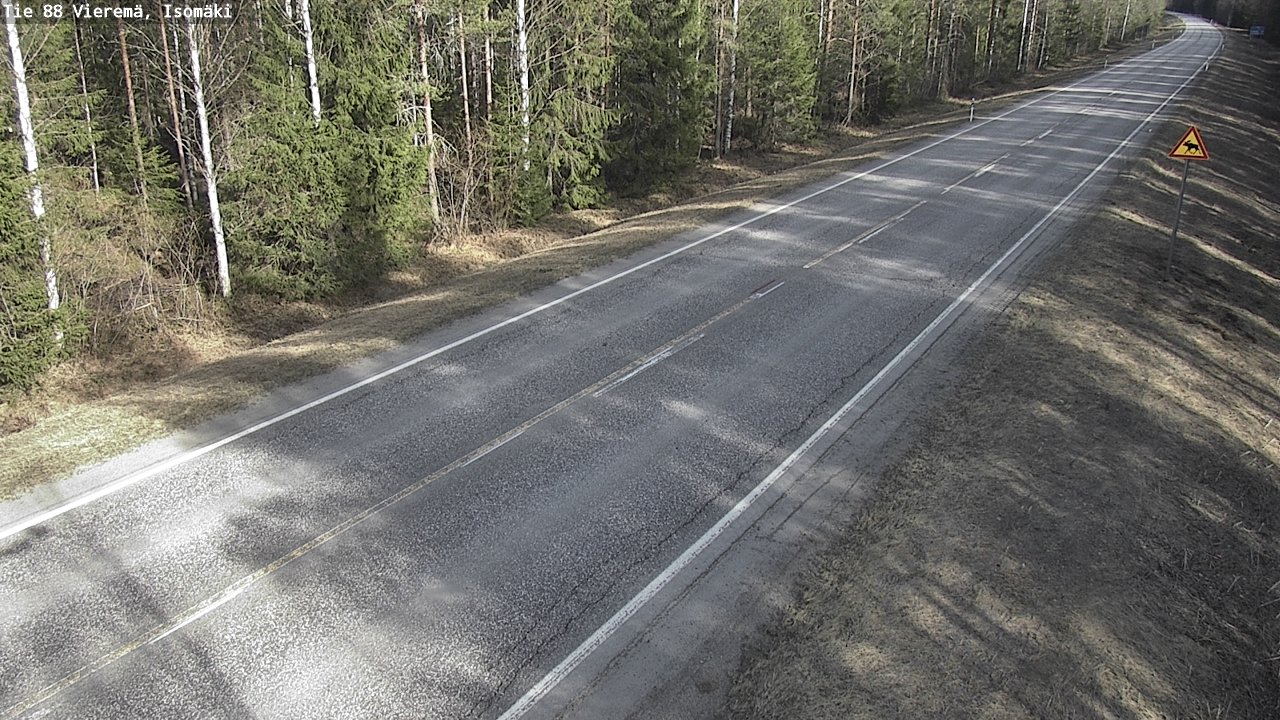 Kelikamerat Kuva Tie 88 Vieremä, Isomäki, Vieremä, Pohjois-Savo