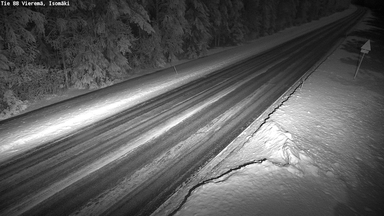 Weather Camera Image Road 88 Vieremä, Isomäki, Vieremä, Pohjois-Savo
