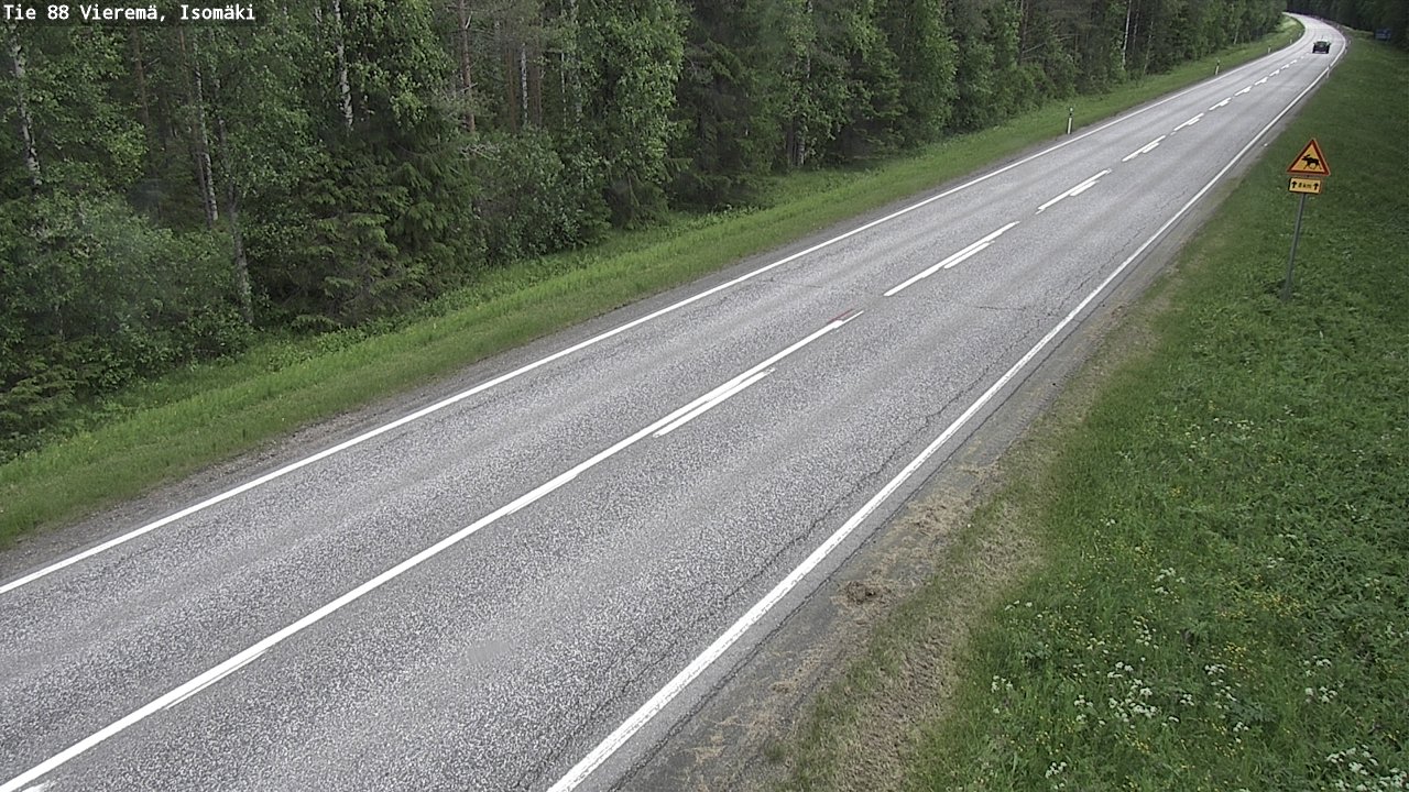 Weather Camera Image Väg 88 Vieremä, Isomäki, Vieremä, Pohjois-Savo