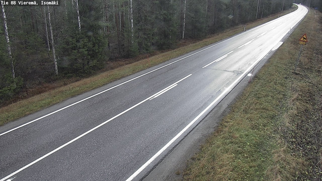 Weather Camera Image Väg 88 Vieremä, Isomäki, Vieremä, Pohjois-Savo
