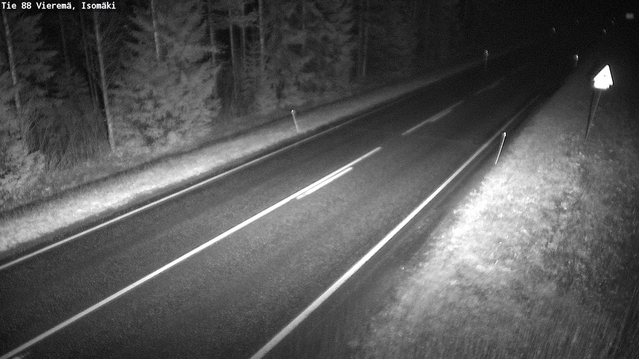 Weather Camera Image Road 88 Vieremä, Isomäki, Vieremä, Pohjois-Savo