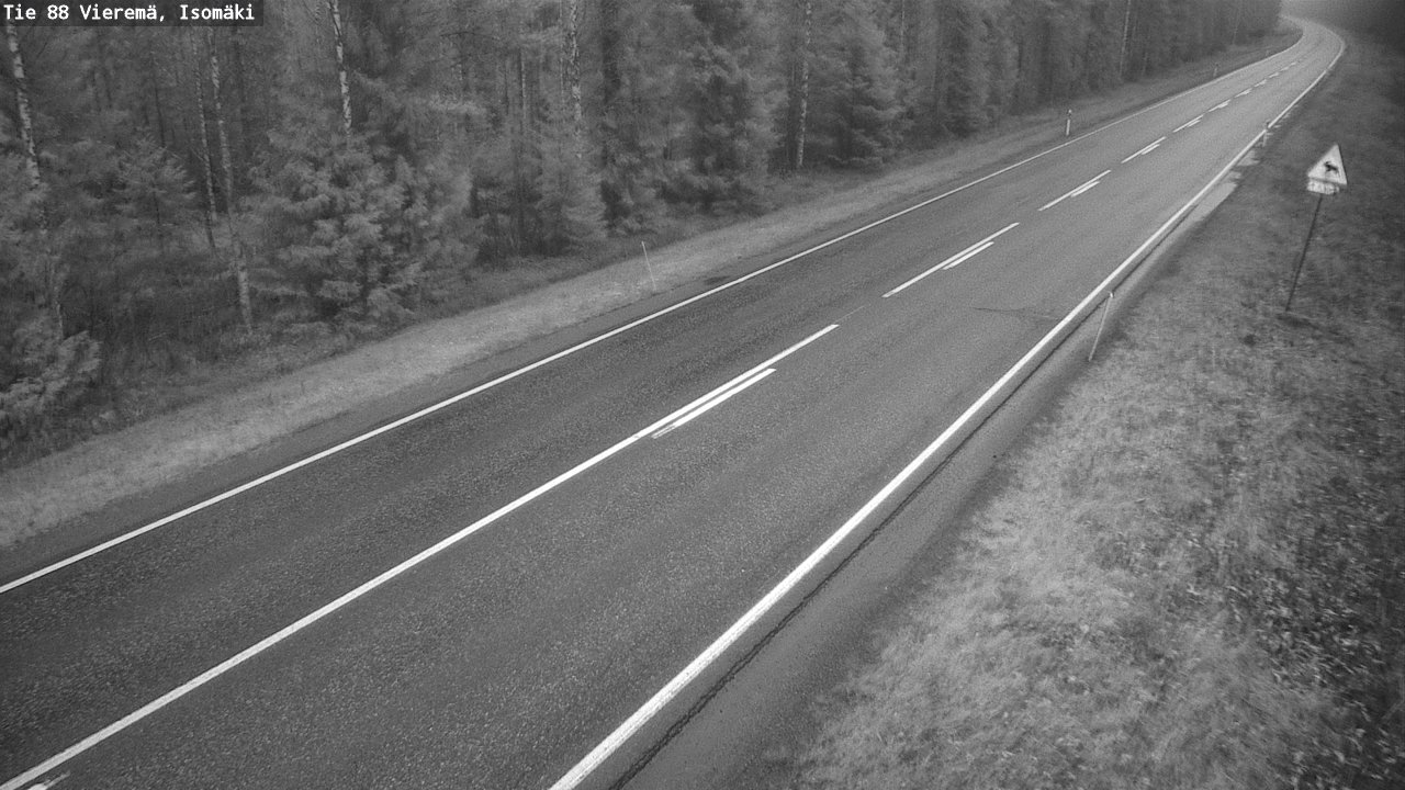 Weather Camera Image Väg 88 Vieremä, Isomäki, Vieremä, Pohjois-Savo