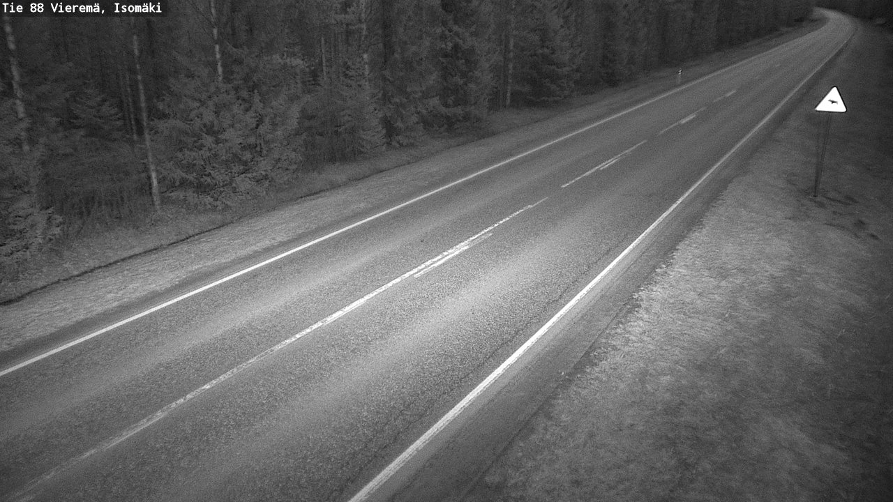 Weather Camera Image Road 88 Vieremä, Isomäki, Vieremä, Pohjois-Savo