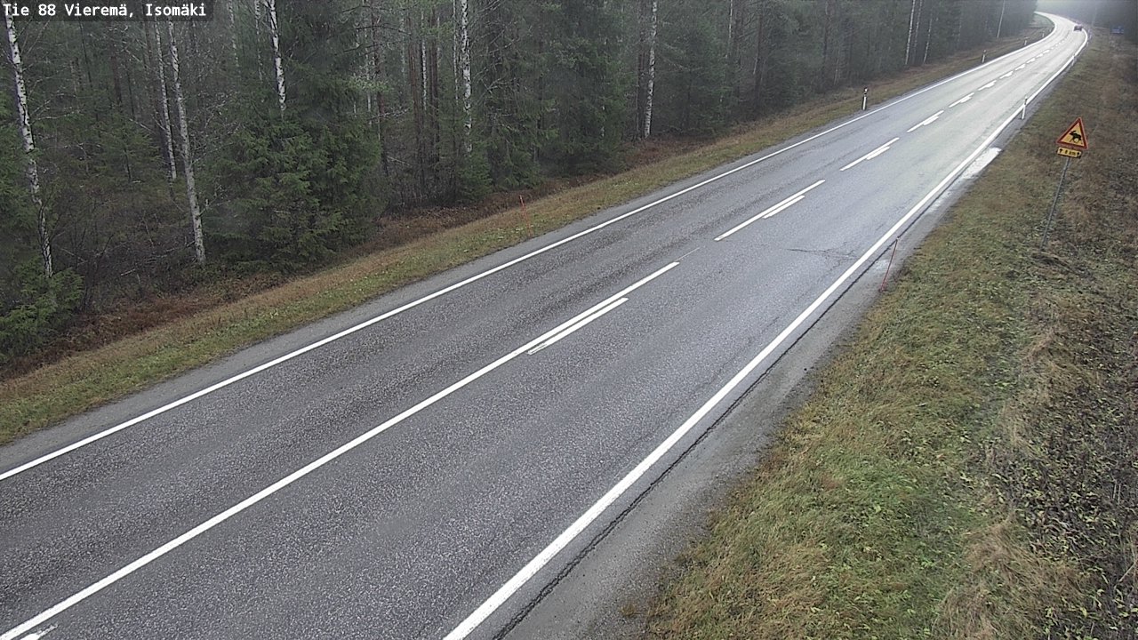 Weather Camera Image Väg 88 Vieremä, Isomäki, Vieremä, Pohjois-Savo