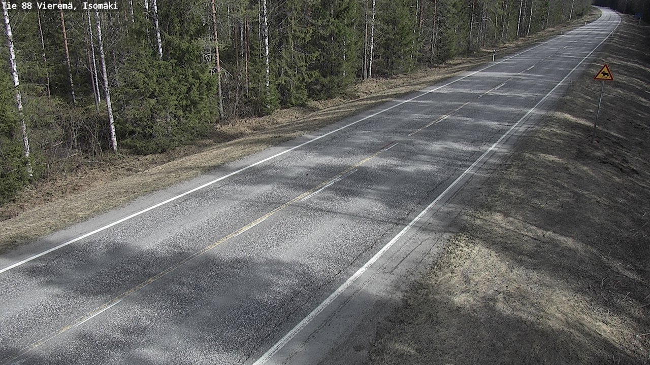 Kelikamerat Kuva Tie 88 Vieremä, Isomäki, Vieremä, Pohjois-Savo