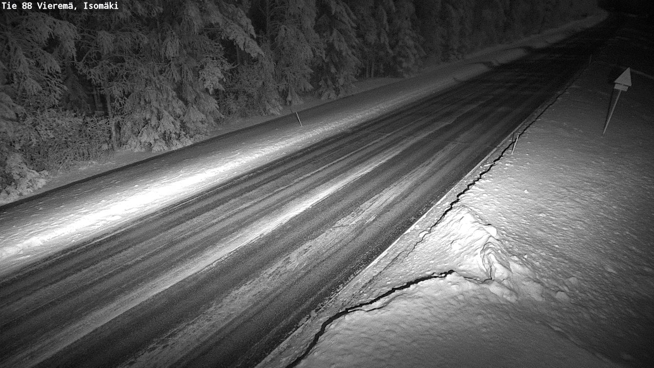 Weather Camera Image Road 88 Vieremä, Isomäki, Vieremä, Pohjois-Savo