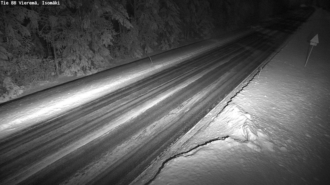 Weather Camera Image Road 88 Vieremä, Isomäki, Vieremä, Pohjois-Savo