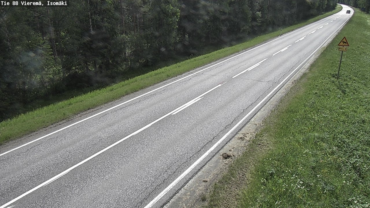 Weather Camera Image Väg 88 Vieremä, Isomäki, Vieremä, Pohjois-Savo
