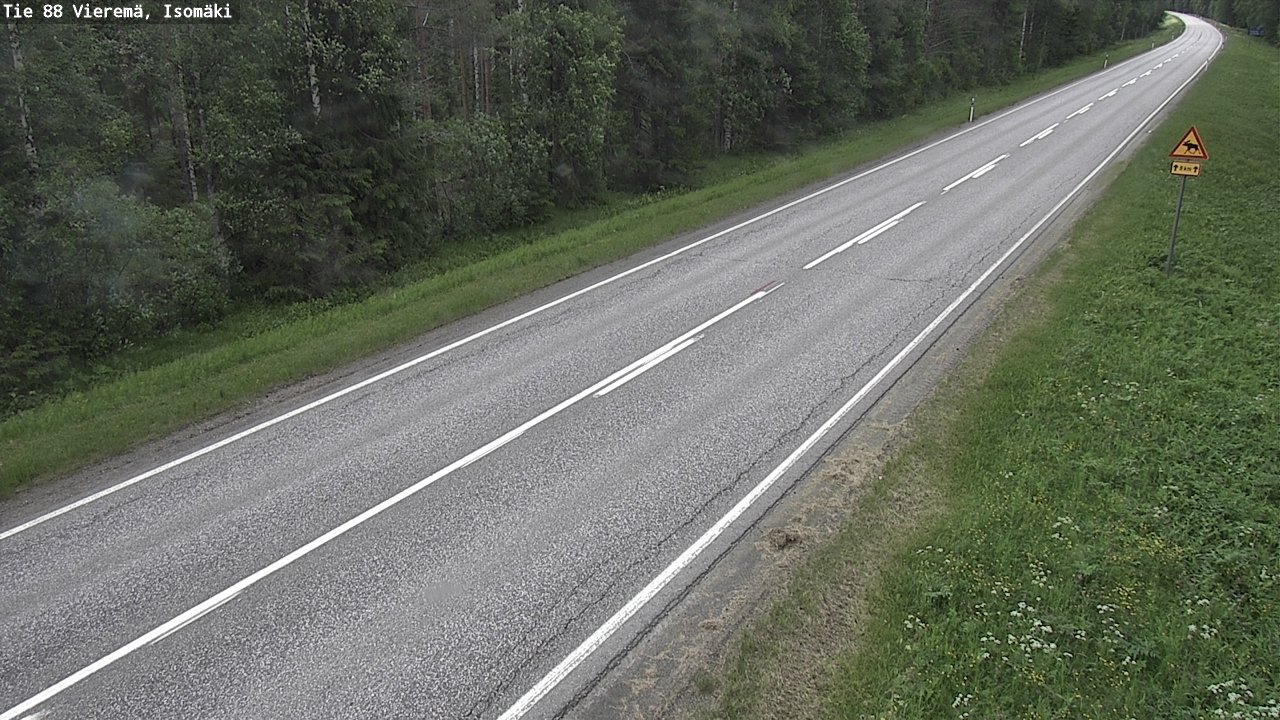 Weather Camera Image Väg 88 Vieremä, Isomäki, Vieremä, Pohjois-Savo