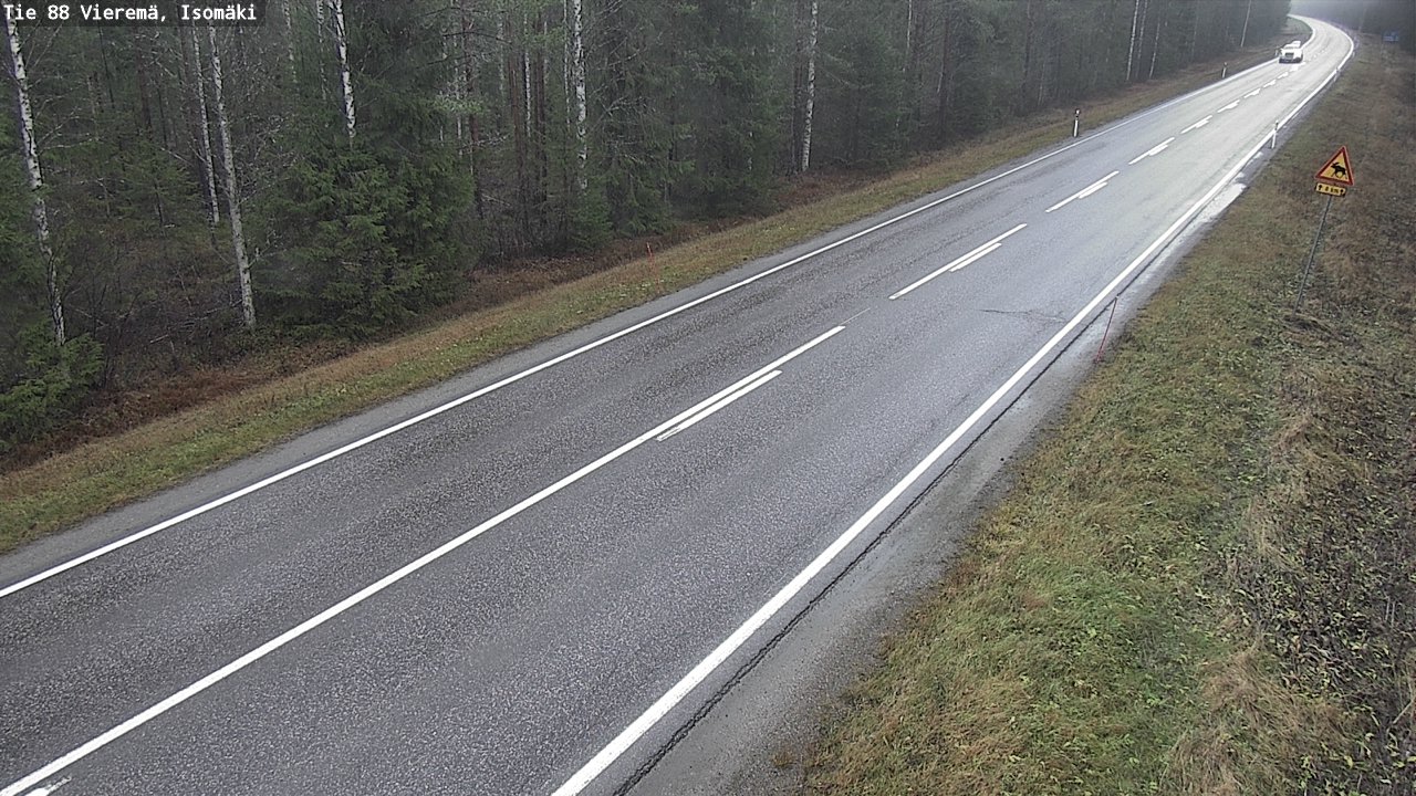 Weather Camera Image Väg 88 Vieremä, Isomäki, Vieremä, Pohjois-Savo