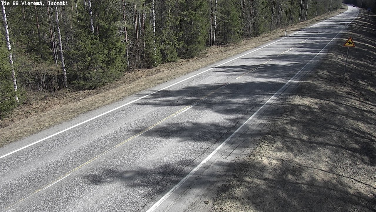 Kelikamerat Kuva Tie 88 Vieremä, Isomäki, Vieremä, Pohjois-Savo