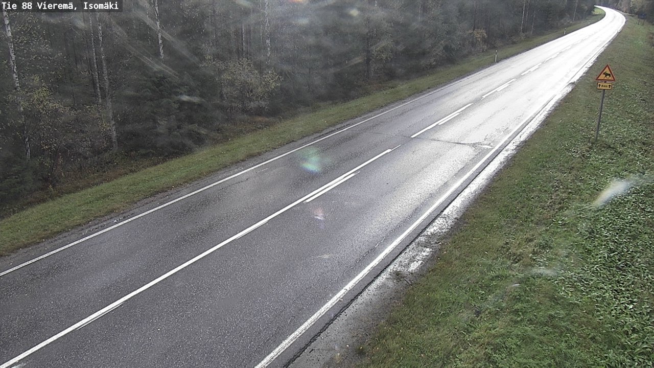 Weather Camera Image Road 88 Vieremä, Isomäki, Vieremä, Pohjois-Savo