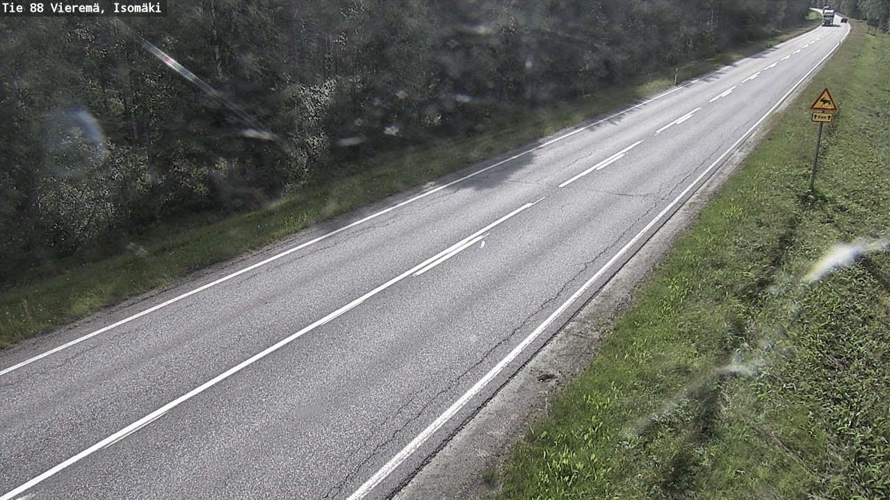 Weather Camera Image Road 88 Vieremä, Isomäki, Vieremä, Pohjois-Savo