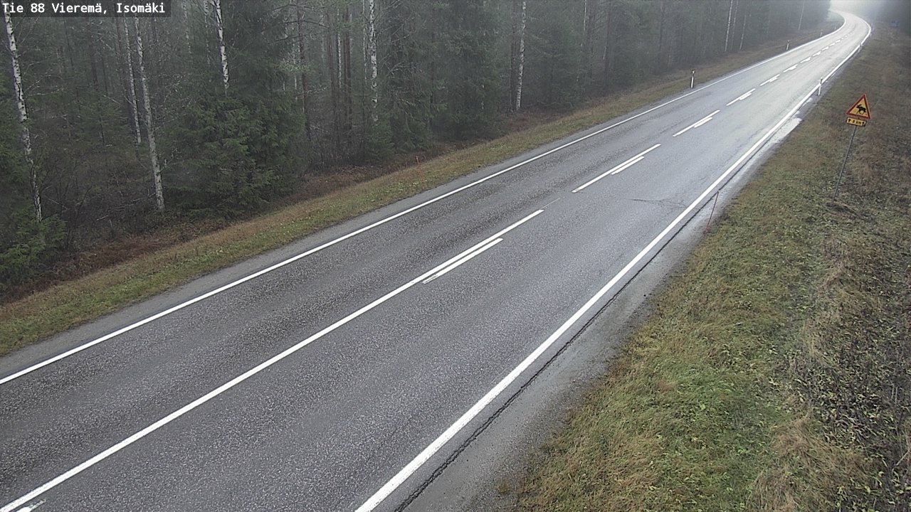 Weather Camera Image Väg 88 Vieremä, Isomäki, Vieremä, Pohjois-Savo