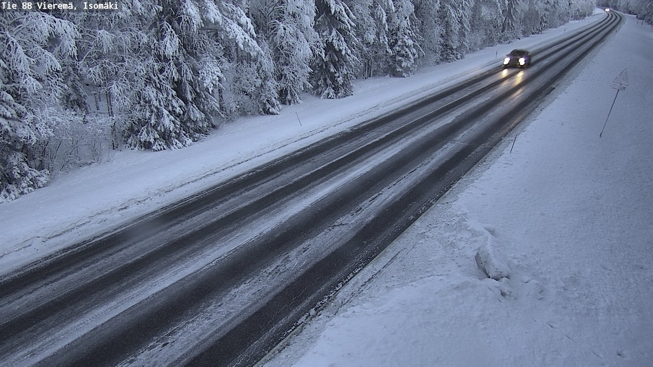 Weather Camera Image Road 88 Vieremä, Isomäki, Vieremä, Pohjois-Savo