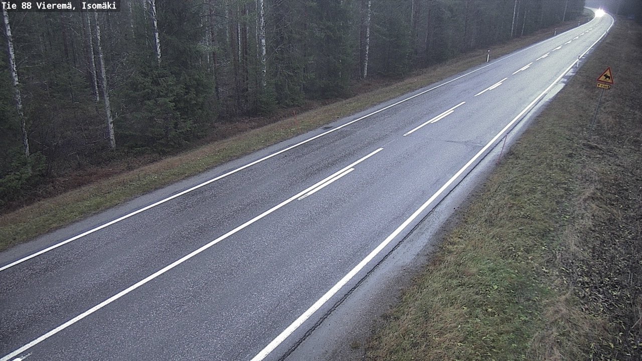 Weather Camera Image Väg 88 Vieremä, Isomäki, Vieremä, Pohjois-Savo