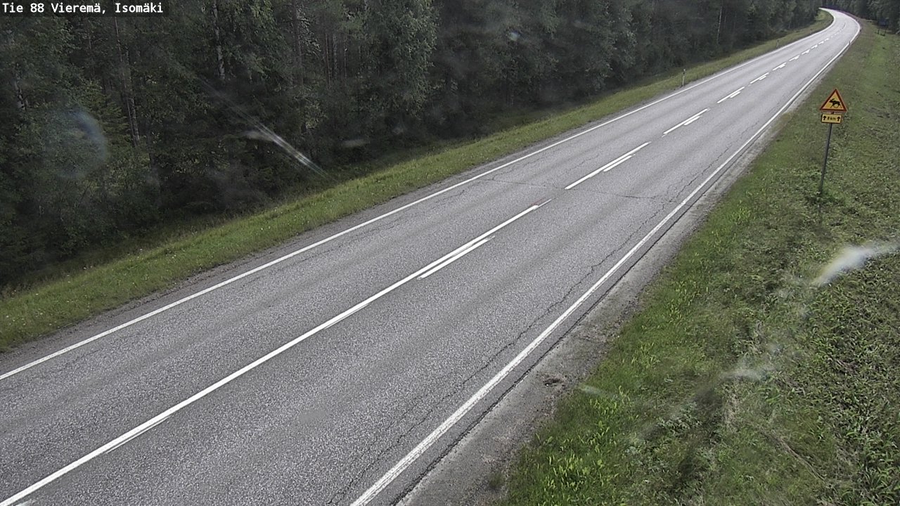 Weather Camera Image Väg 88 Vieremä, Isomäki, Vieremä, Pohjois-Savo