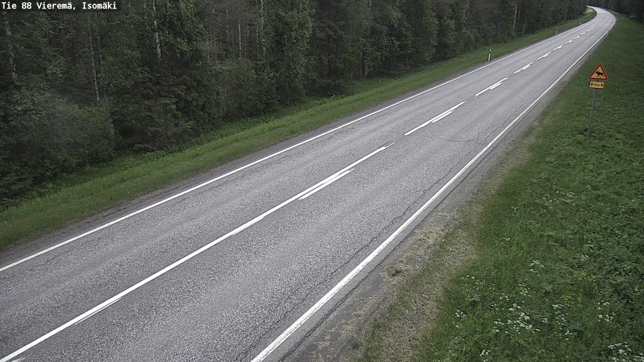Weather Camera Image Väg 88 Vieremä, Isomäki, Vieremä, Pohjois-Savo
