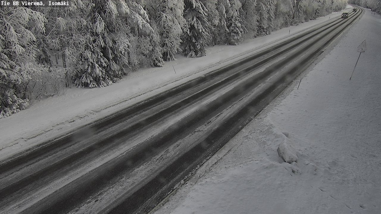 Weather Camera Image Road 88 Vieremä, Isomäki, Vieremä, Pohjois-Savo