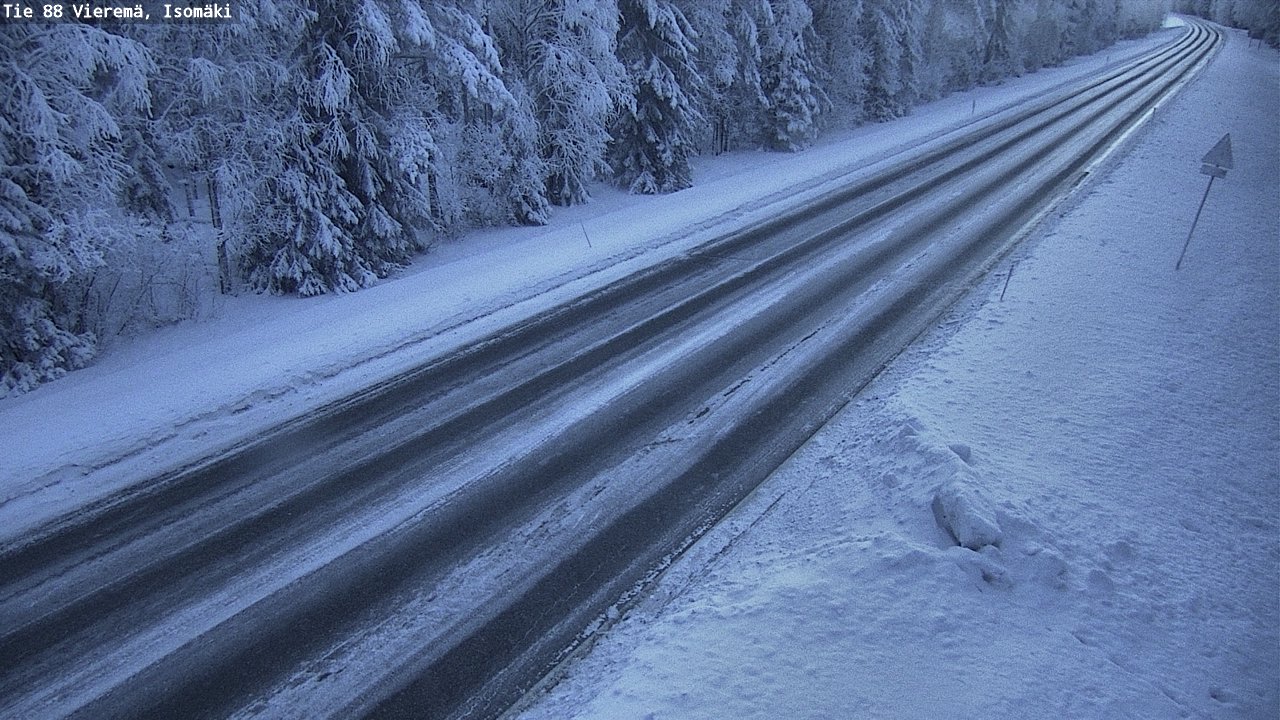 Weather Camera Image Road 88 Vieremä, Isomäki, Vieremä, Pohjois-Savo