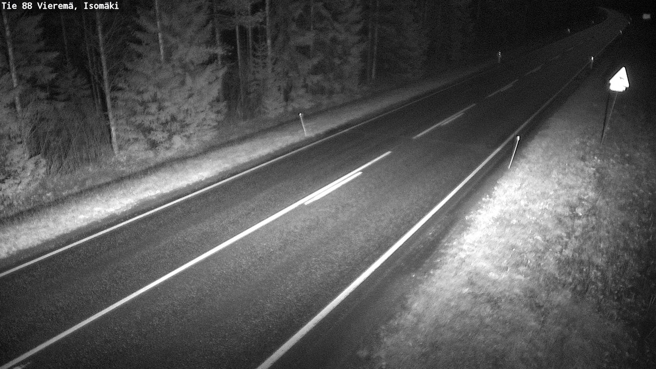 Weather Camera Image Väg 88 Vieremä, Isomäki, Vieremä, Pohjois-Savo