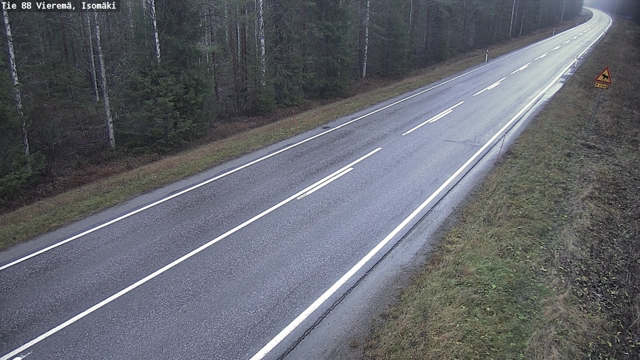 Weather Camera Image Väg 88 Vieremä, Isomäki, Vieremä, Pohjois-Savo