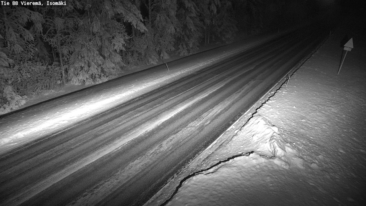 Weather Camera Image Väg 88 Vieremä, Isomäki, Vieremä, Pohjois-Savo