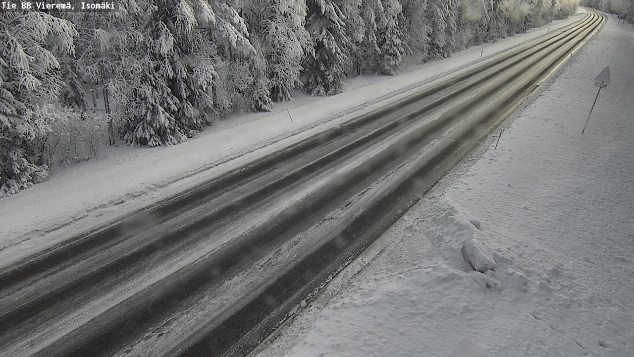 Weather Camera Image Road 88 Vieremä, Isomäki, Vieremä, Pohjois-Savo