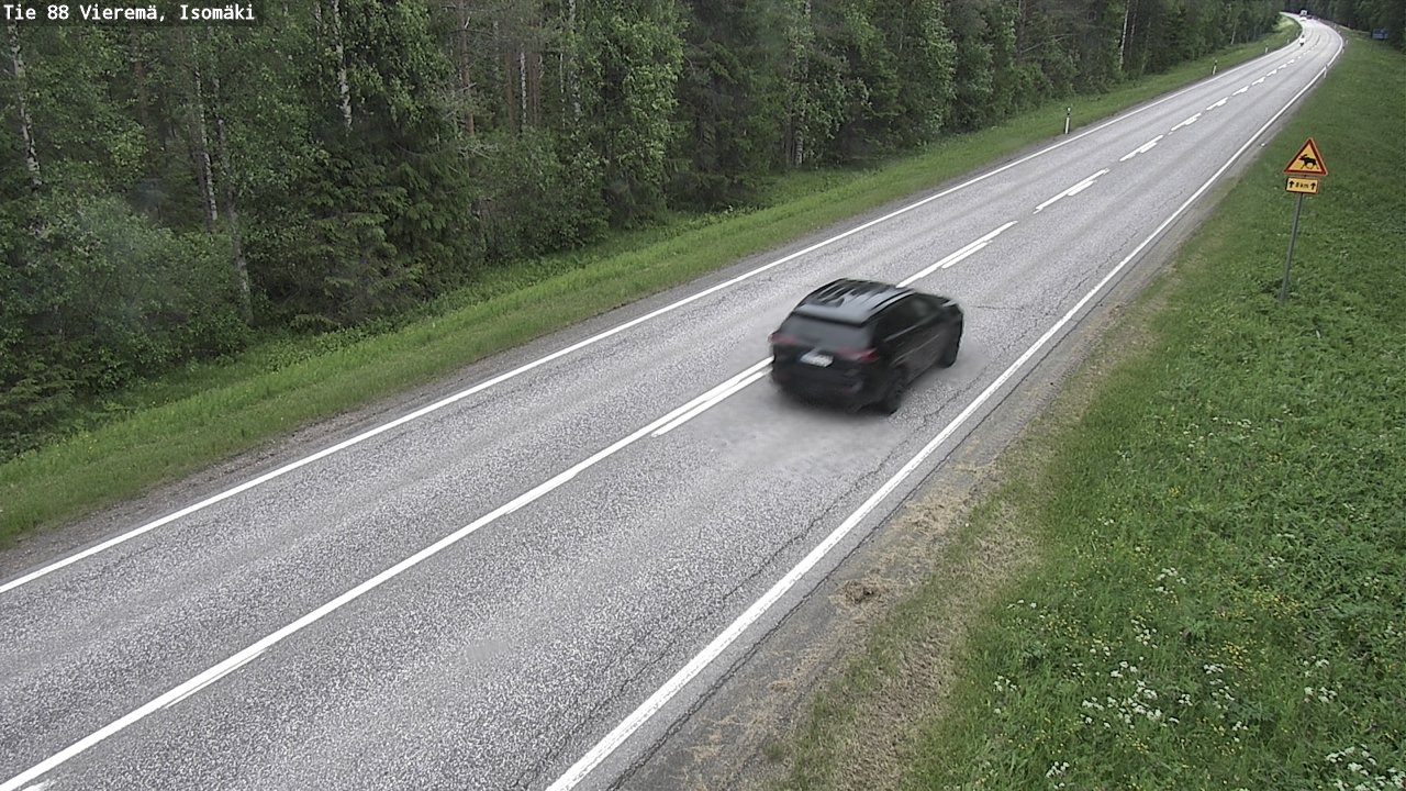 Weather Camera Image Väg 88 Vieremä, Isomäki, Vieremä, Pohjois-Savo