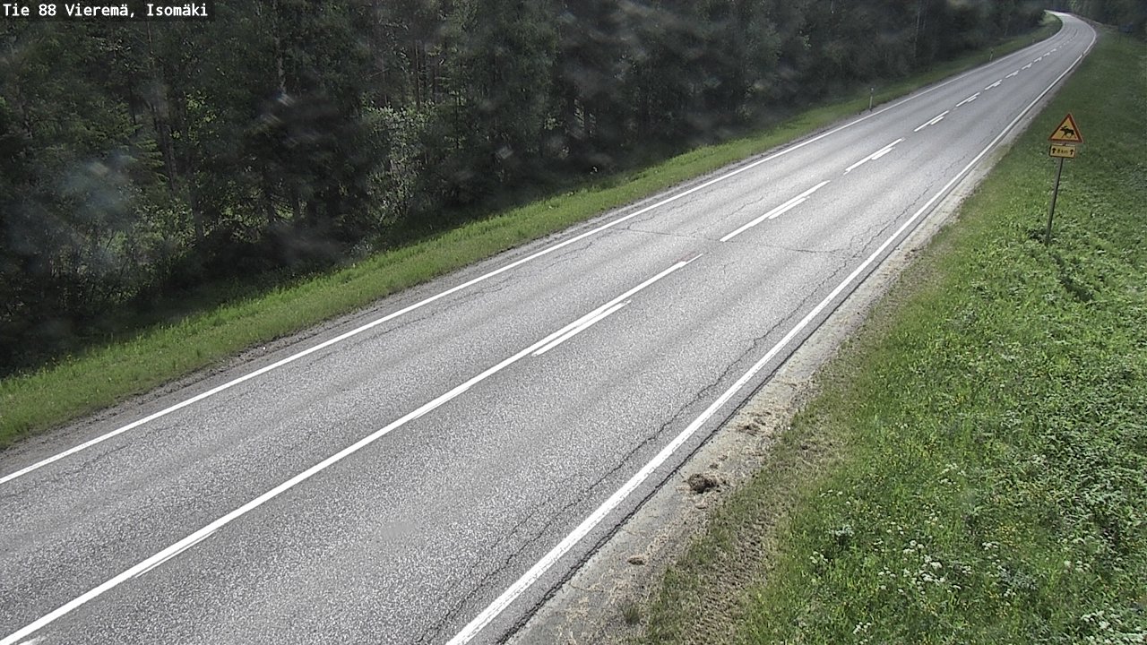 Weather Camera Image Väg 88 Vieremä, Isomäki, Vieremä, Pohjois-Savo