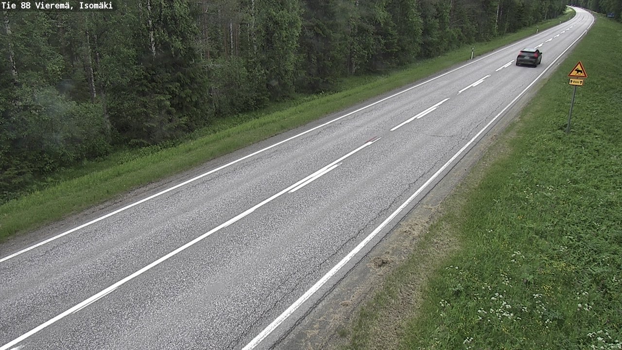 Weather Camera Image Väg 88 Vieremä, Isomäki, Vieremä, Pohjois-Savo