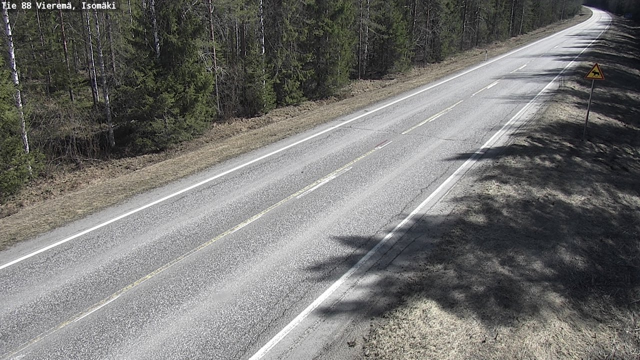 Kelikamerat Kuva Tie 88 Vieremä, Isomäki, Vieremä, Pohjois-Savo