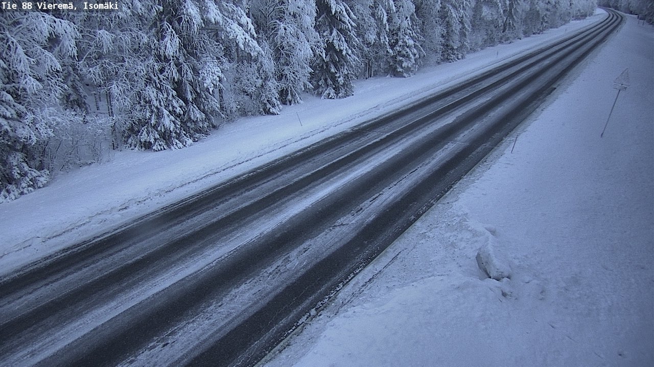 Weather Camera Image Road 88 Vieremä, Isomäki, Vieremä, Pohjois-Savo