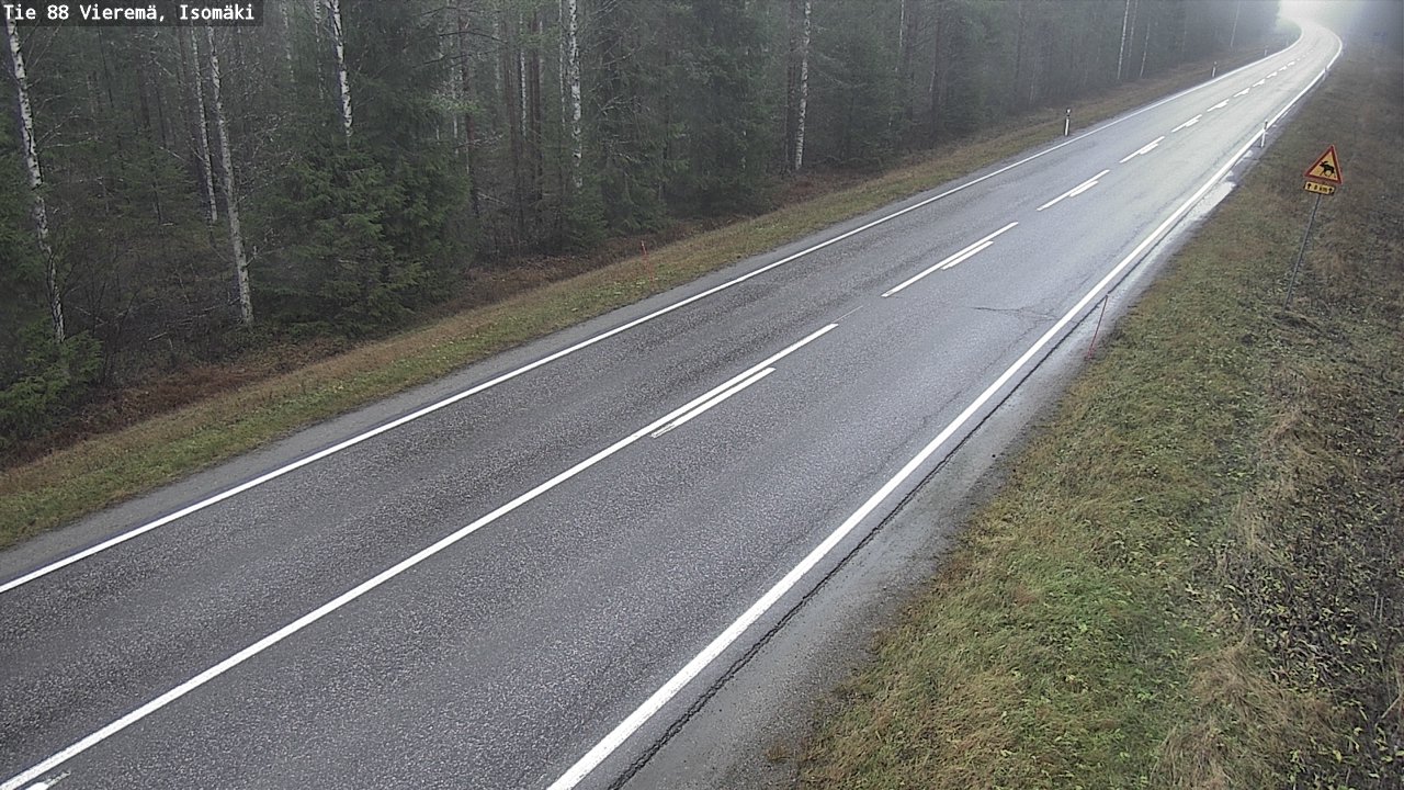 Weather Camera Image Väg 88 Vieremä, Isomäki, Vieremä, Pohjois-Savo