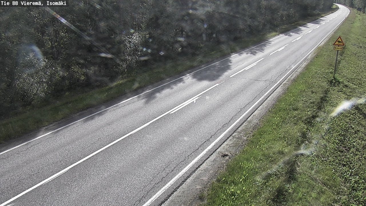Weather Camera Image Road 88 Vieremä, Isomäki, Vieremä, Pohjois-Savo