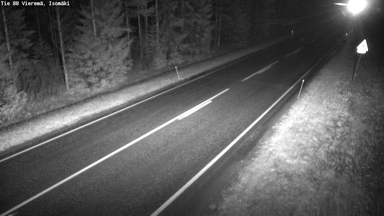 Weather Camera Image Road 88 Vieremä, Isomäki, Vieremä, Pohjois-Savo