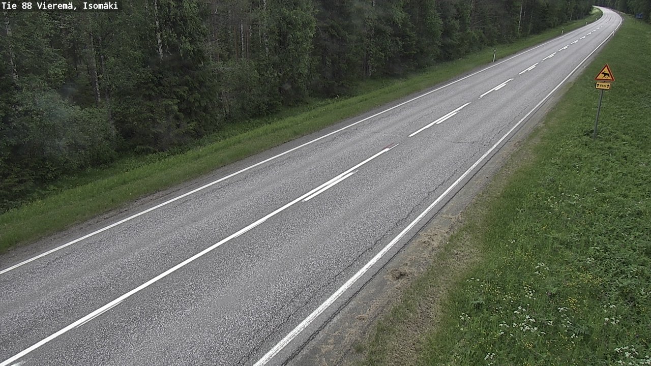 Weather Camera Image Väg 88 Vieremä, Isomäki, Vieremä, Pohjois-Savo