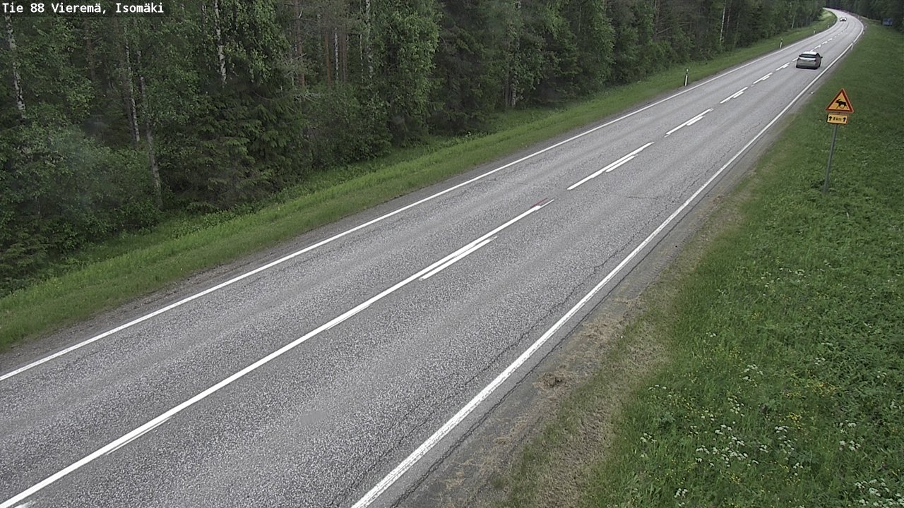 Weather Camera Image Väg 88 Vieremä, Isomäki, Vieremä, Pohjois-Savo