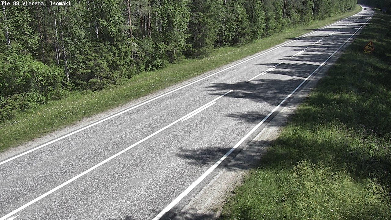 Weather Camera Image Väg 88 Vieremä, Isomäki, Vieremä, Pohjois-Savo