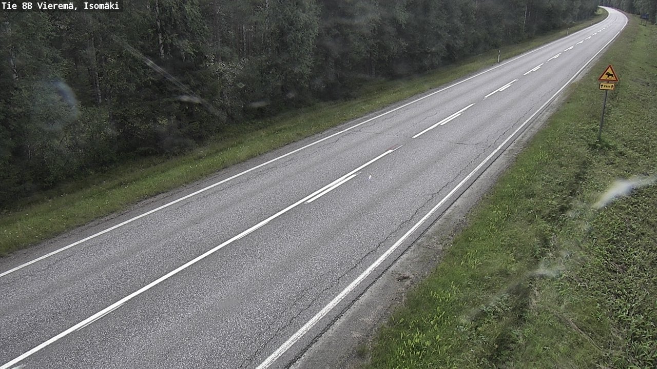 Weather Camera Image Road 88 Vieremä, Isomäki, Vieremä, Pohjois-Savo