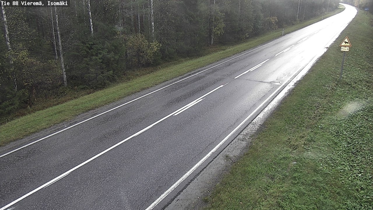 Weather Camera Image Road 88 Vieremä, Isomäki, Vieremä, Pohjois-Savo