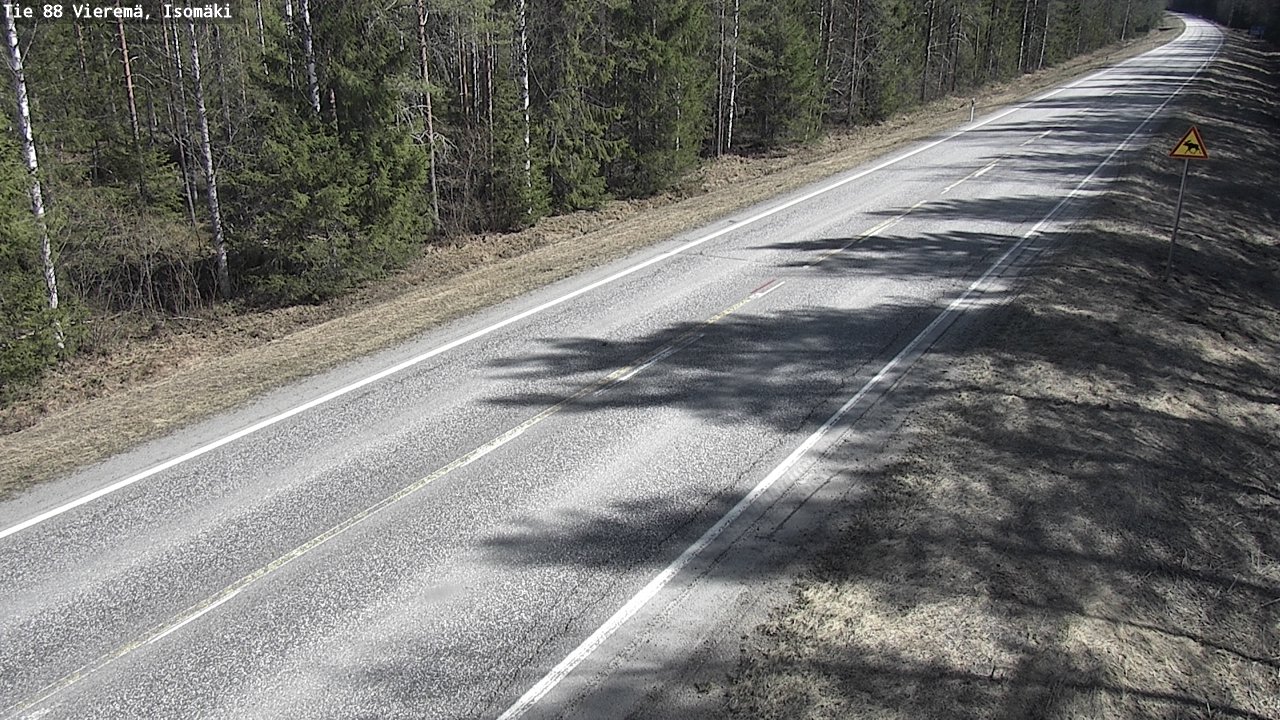 Kelikamerat Kuva Tie 88 Vieremä, Isomäki, Vieremä, Pohjois-Savo