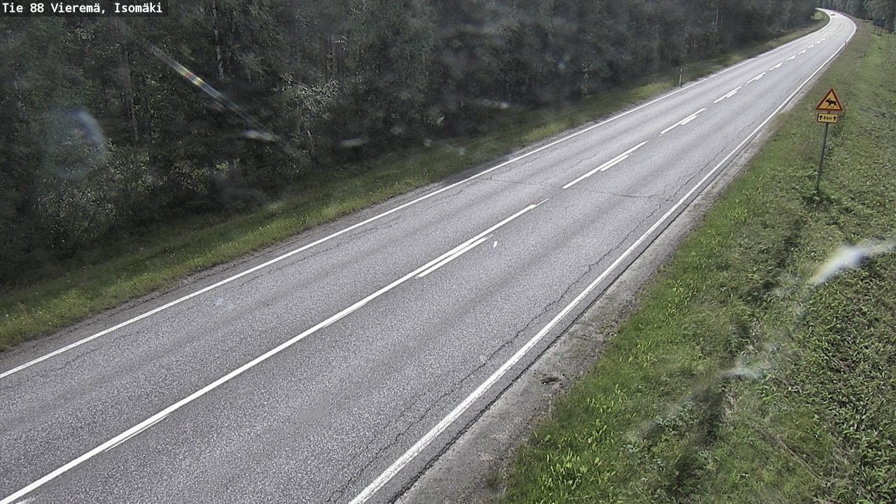 Weather Camera Image Road 88 Vieremä, Isomäki, Vieremä, Pohjois-Savo