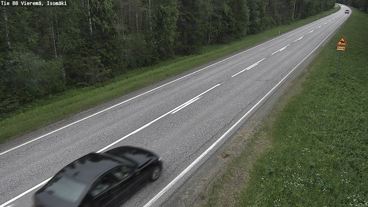 Weather Camera Image Väg 88 Vieremä, Isomäki, Vieremä, Pohjois-Savo