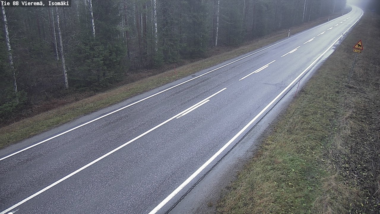 Weather Camera Image Väg 88 Vieremä, Isomäki, Vieremä, Pohjois-Savo