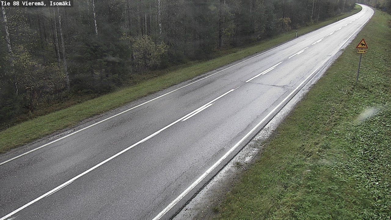 Weather Camera Image Road 88 Vieremä, Isomäki, Vieremä, Pohjois-Savo