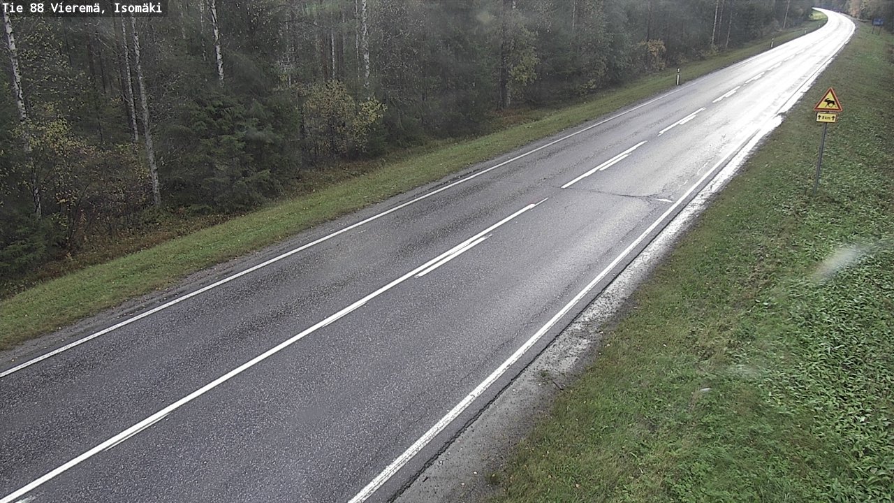 Weather Camera Image Road 88 Vieremä, Isomäki, Vieremä, Pohjois-Savo