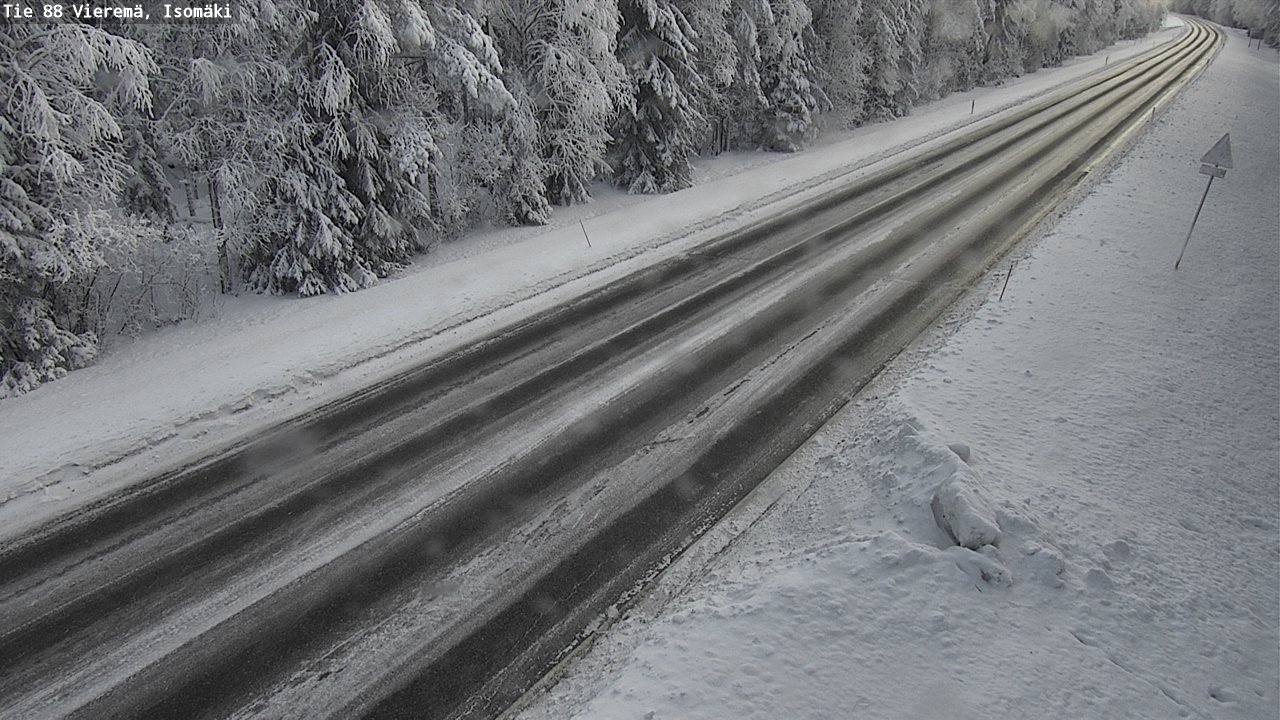 Weather Camera Image Road 88 Vieremä, Isomäki, Vieremä, Pohjois-Savo